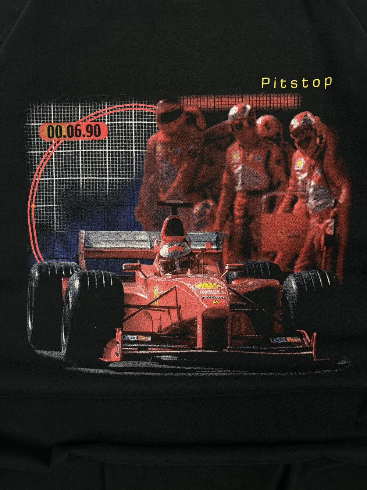 Ferrari 1999 Ferrari F1 Pit Stop Graphic Tee Vintage Racing Rare Y2K Size US M / EU 48-50 / 2 - 5 Thumbnail