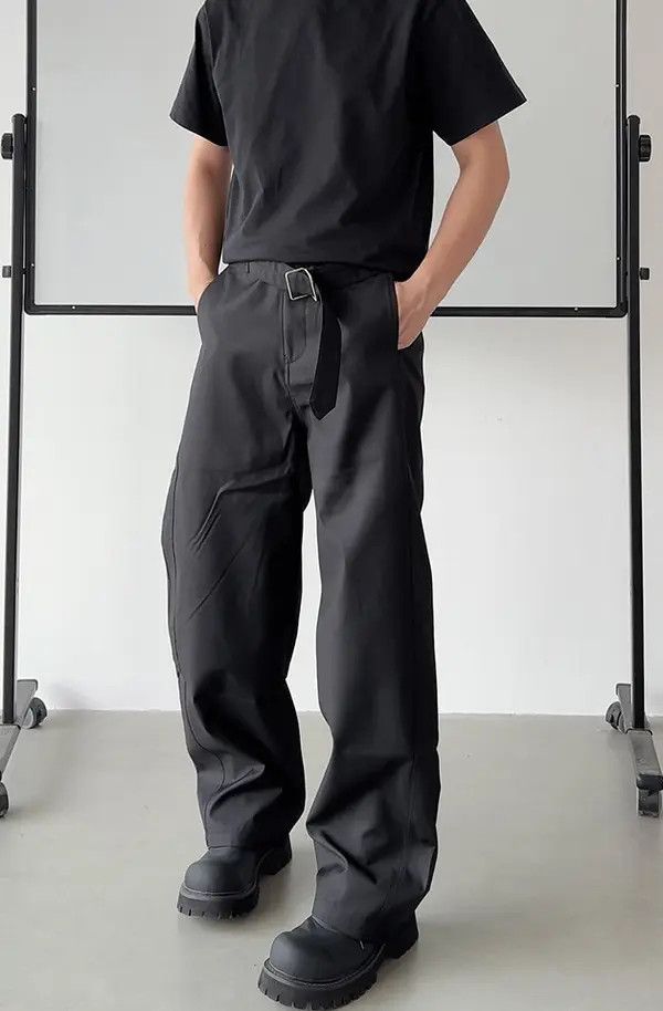 Japanese Brand Katagiri x Koga Black Wide Leg Pants Size US 32 / EU 48 - 1 Thumbnail