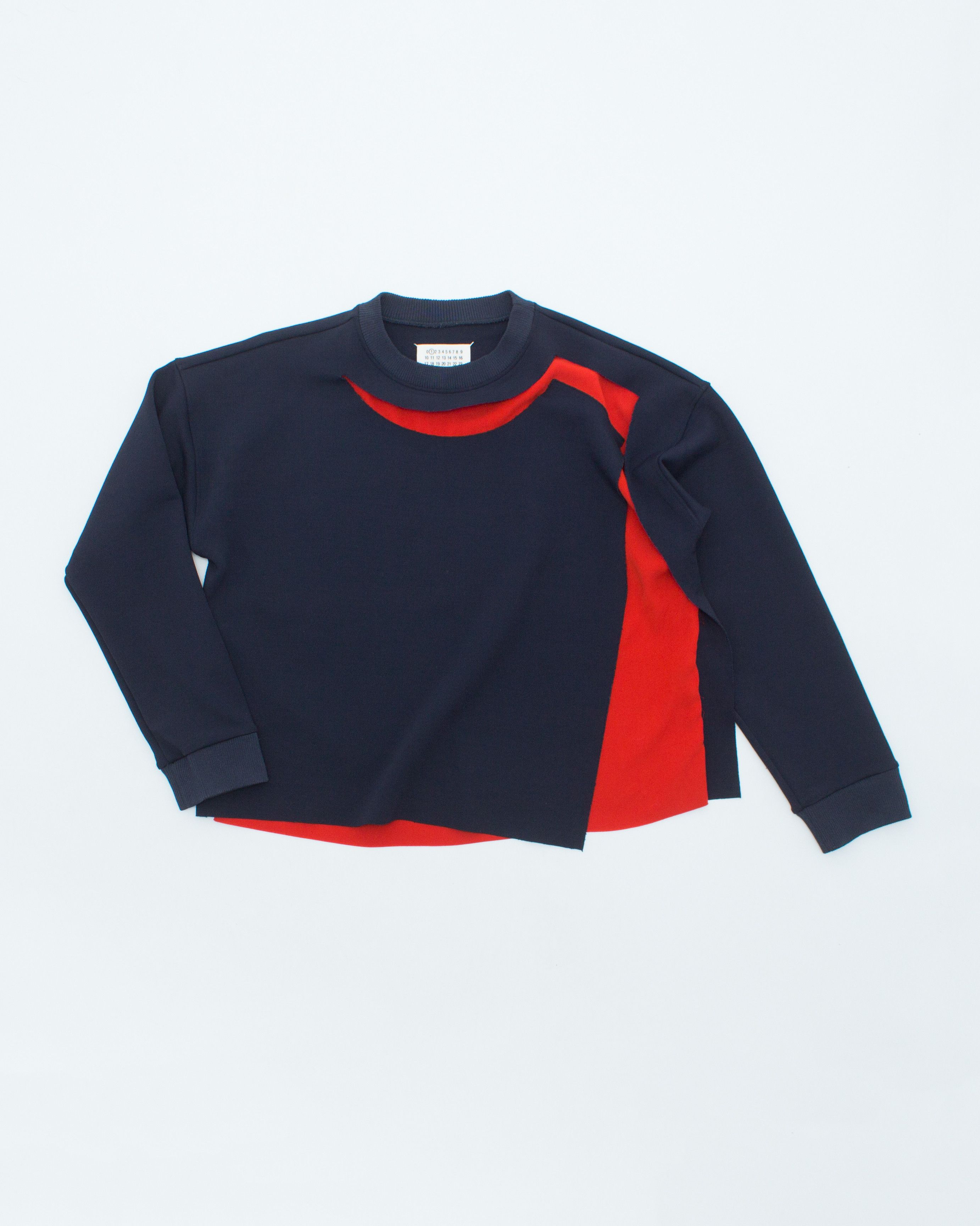 Maison Margiela Deconstructed Cut Panel Sweatshirt Size US S / EU 44-46 / 1 - 3 Thumbnail