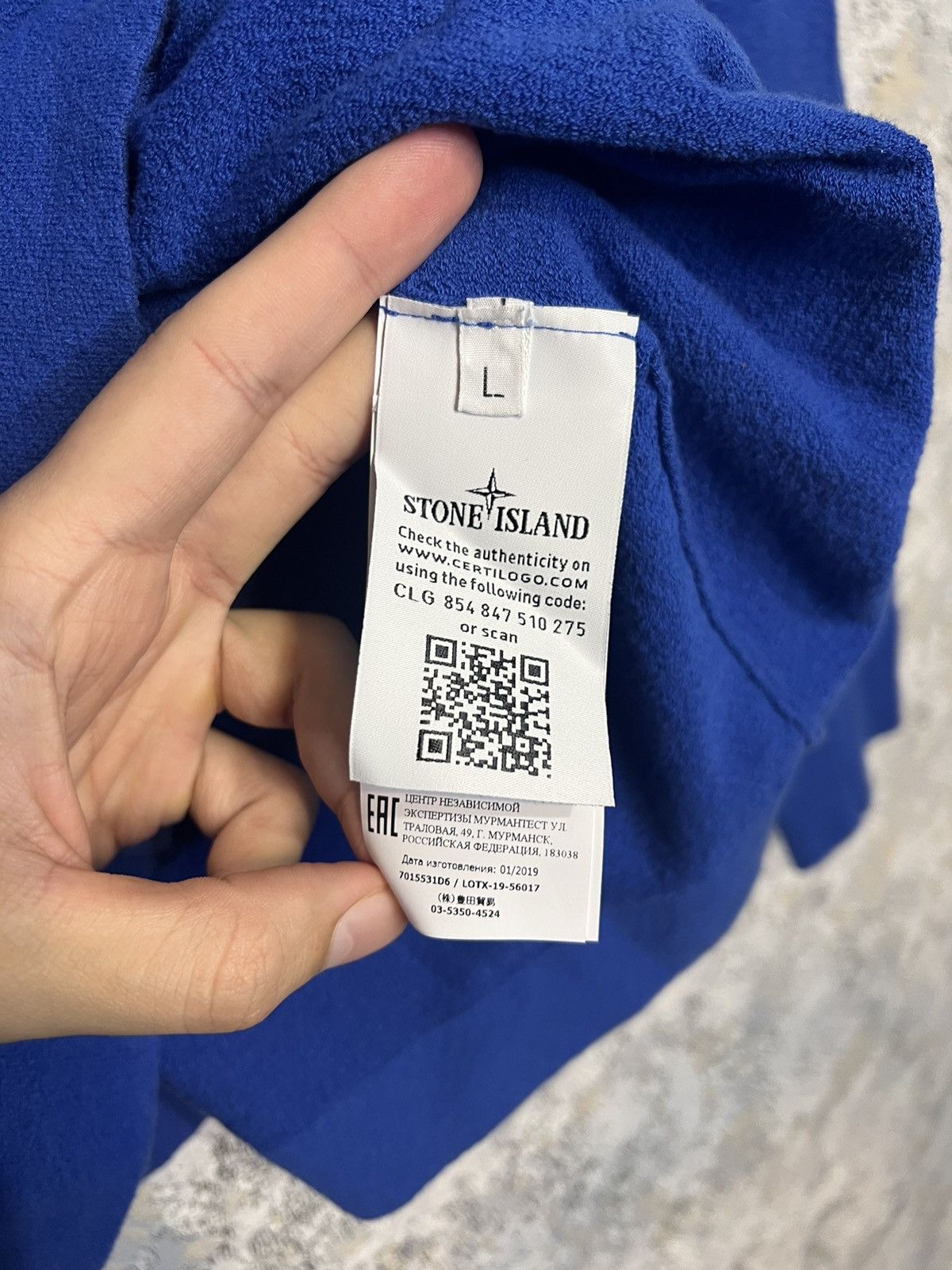 Stone Island Stone Island Sweatshirt Blue Color Size US L / EU 52-54 / 3 - 7 Thumbnail