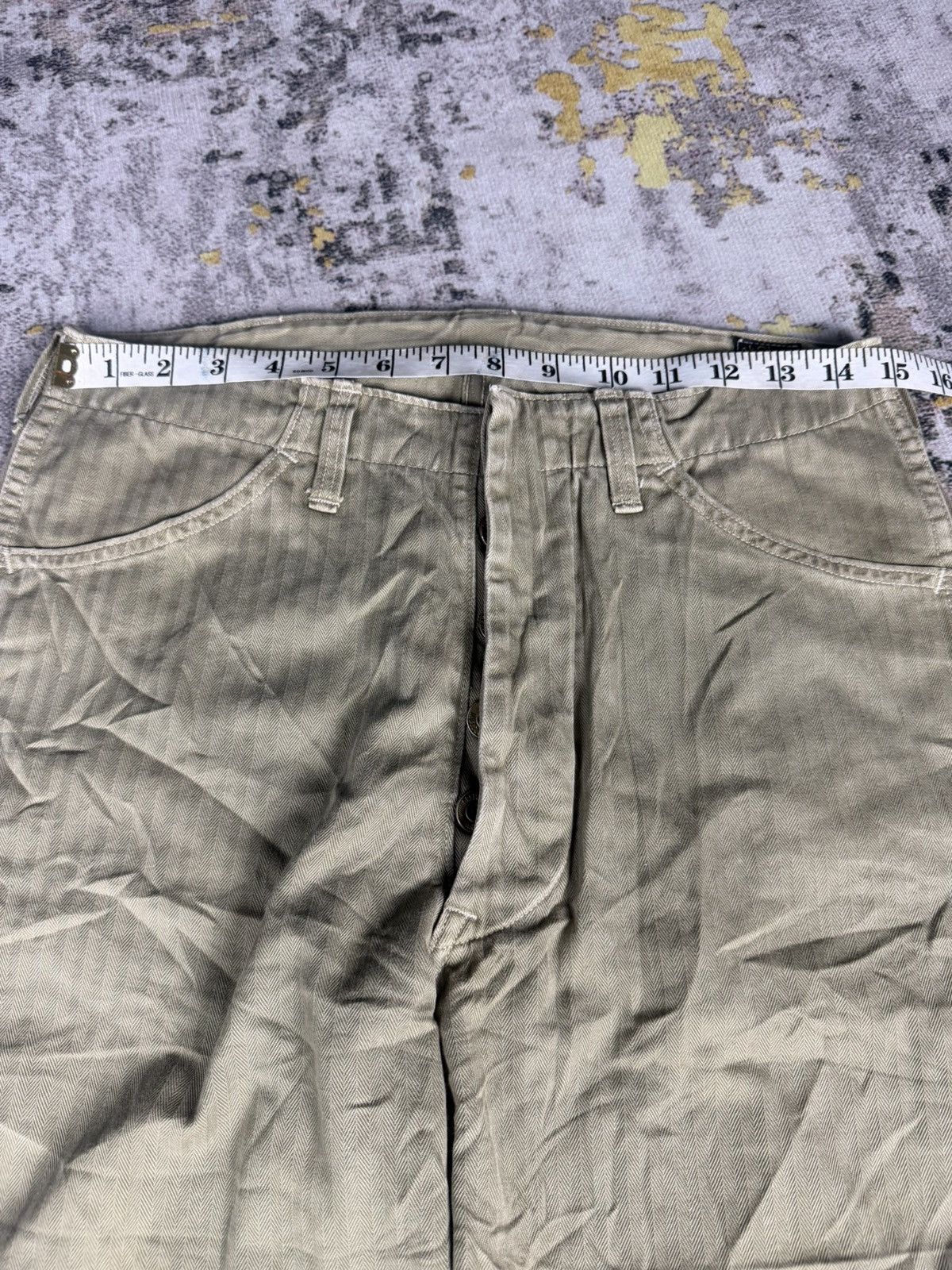 Orslow Orslow Herringbone Fatigue Pants Size US 30 / EU 46 - 6 Thumbnail
