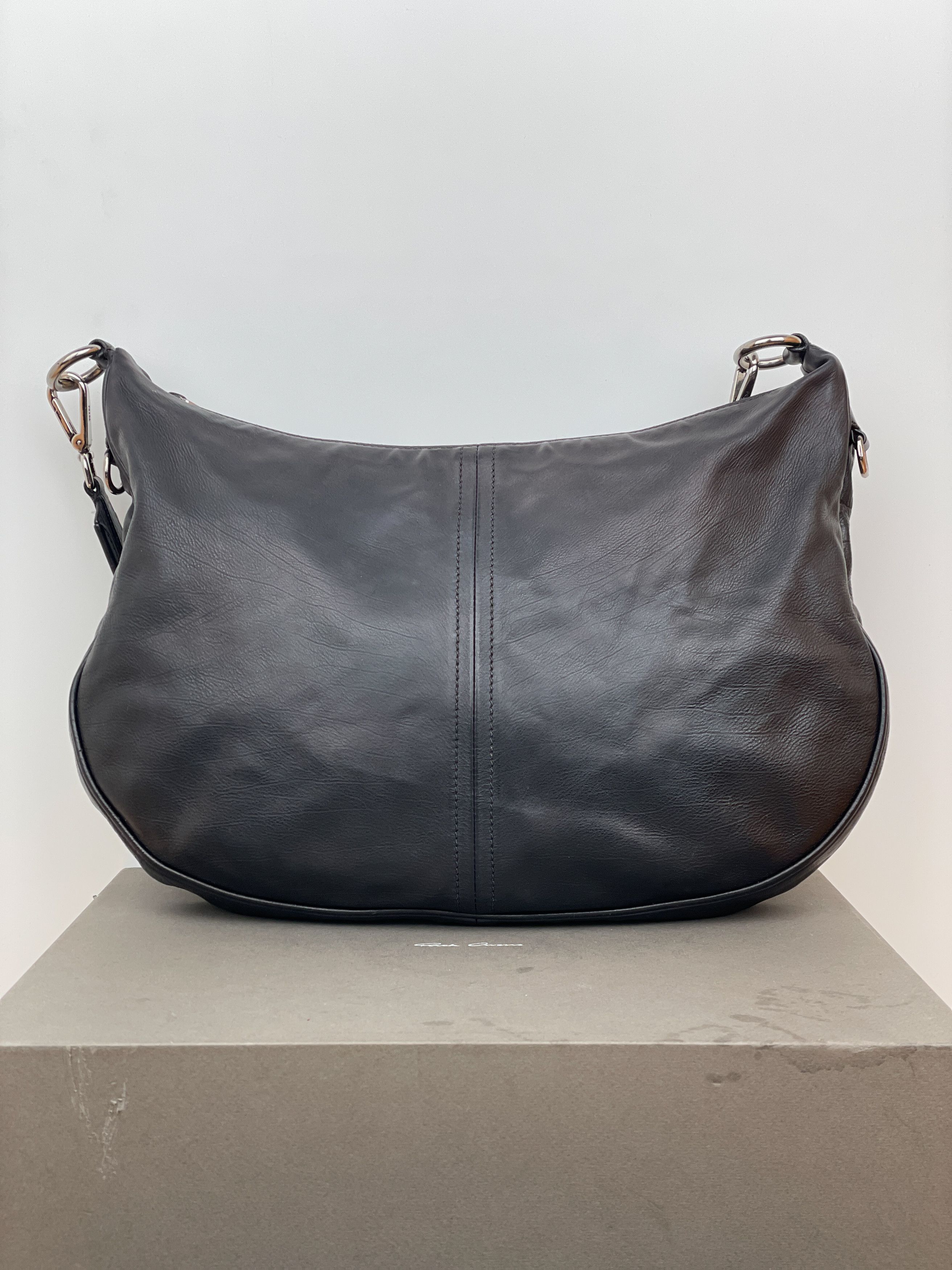 Prada Prada 2000s Leather Hobo Shoulder Bag Size ONE SIZE - 3 Thumbnail