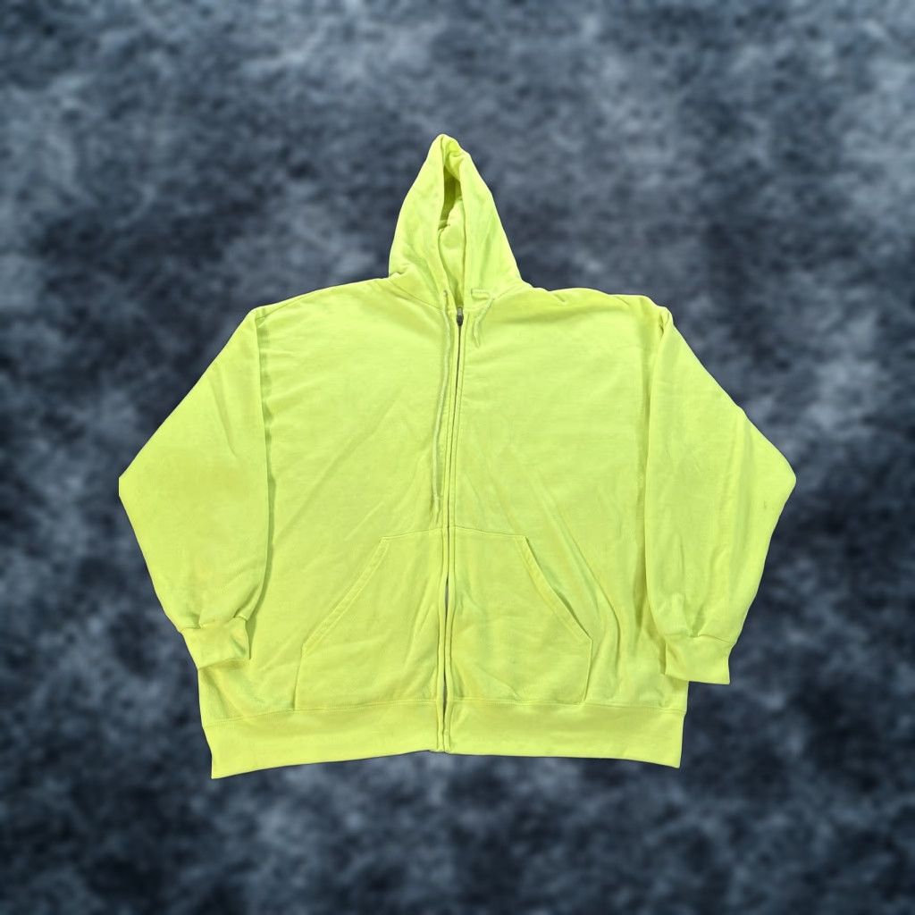 Lee VINTAGE Lee Hoodie Mens 3XL Green Full Zip 90s Work Zip Size US XXL / EU 58 / 5 - 1 Thumbnail
