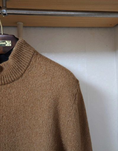 Tom Ford o1sm1stk0824 Cashmere Wool Mockneck Sweater in Brown Size US M / EU 48-50 / 2 - 2 Thumbnail