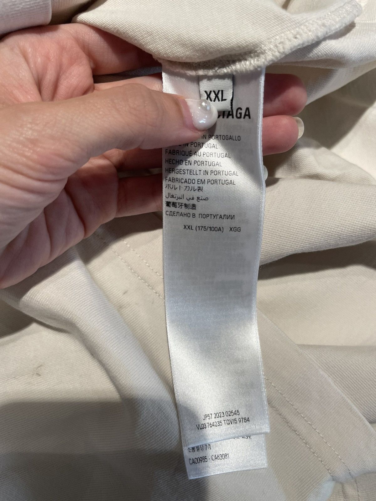 Balenciaga Logo t-shirt Size US XXL / EU 58 / 5 - 5 Thumbnail