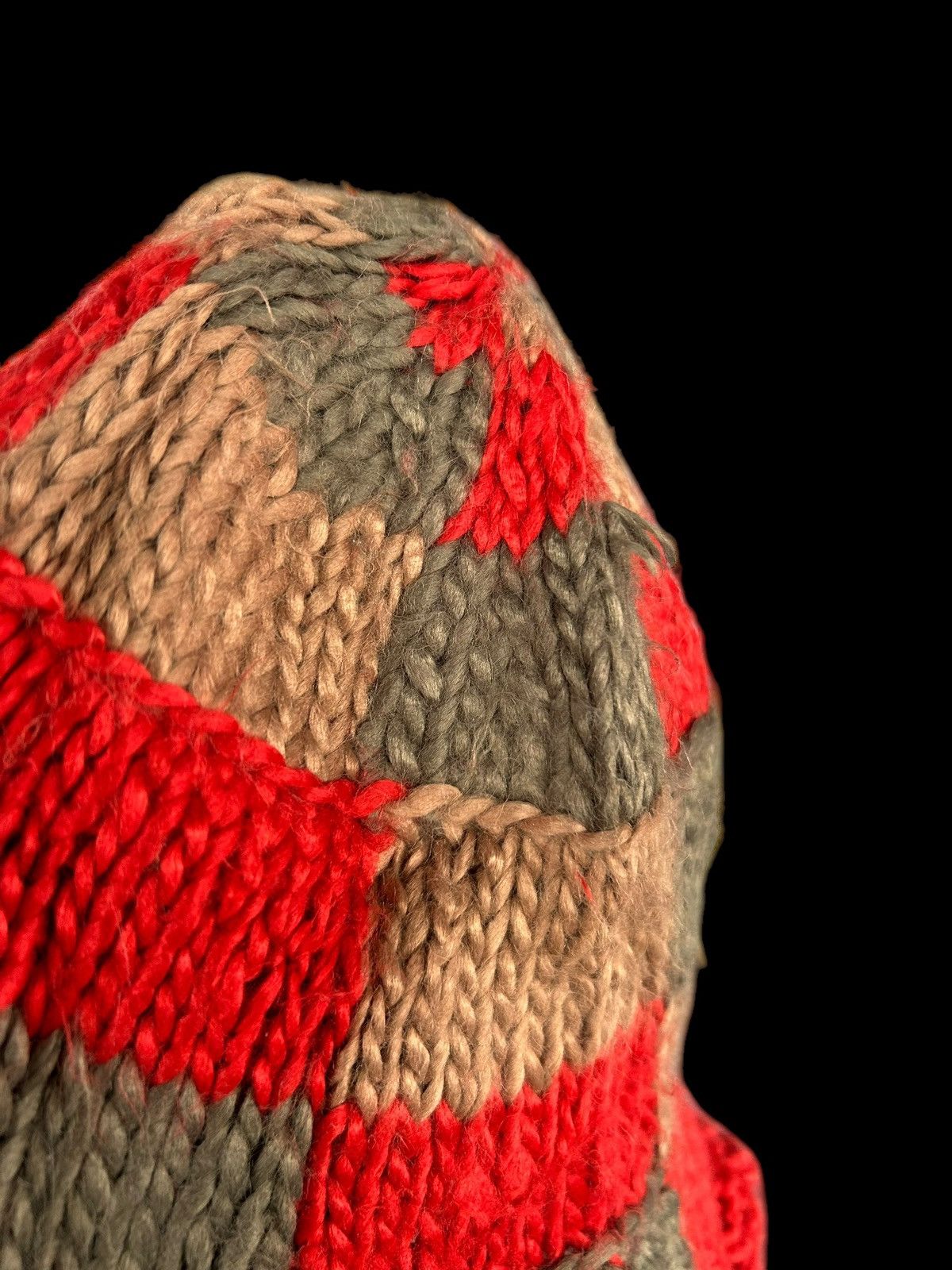 Japanese Brand × Kapital × Vintage Crochet Knitted Handmade Rare Hats ☠️☠️ Size ONE SIZE - 4 Thumbnail