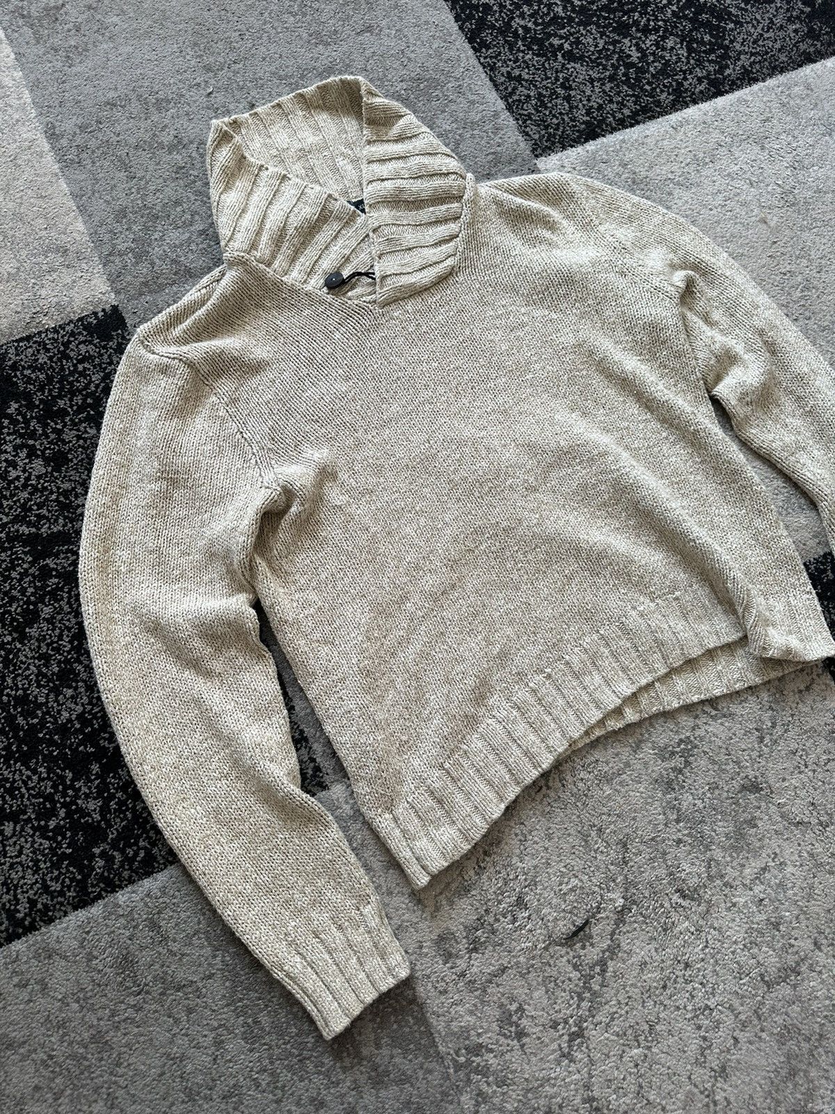 Polo Ralph Lauren Polo Ralph Lauren Vintage Hand Knit Cable Knit Turtleneck Size US XL / EU 56 / 4 - 2 Thumbnail
