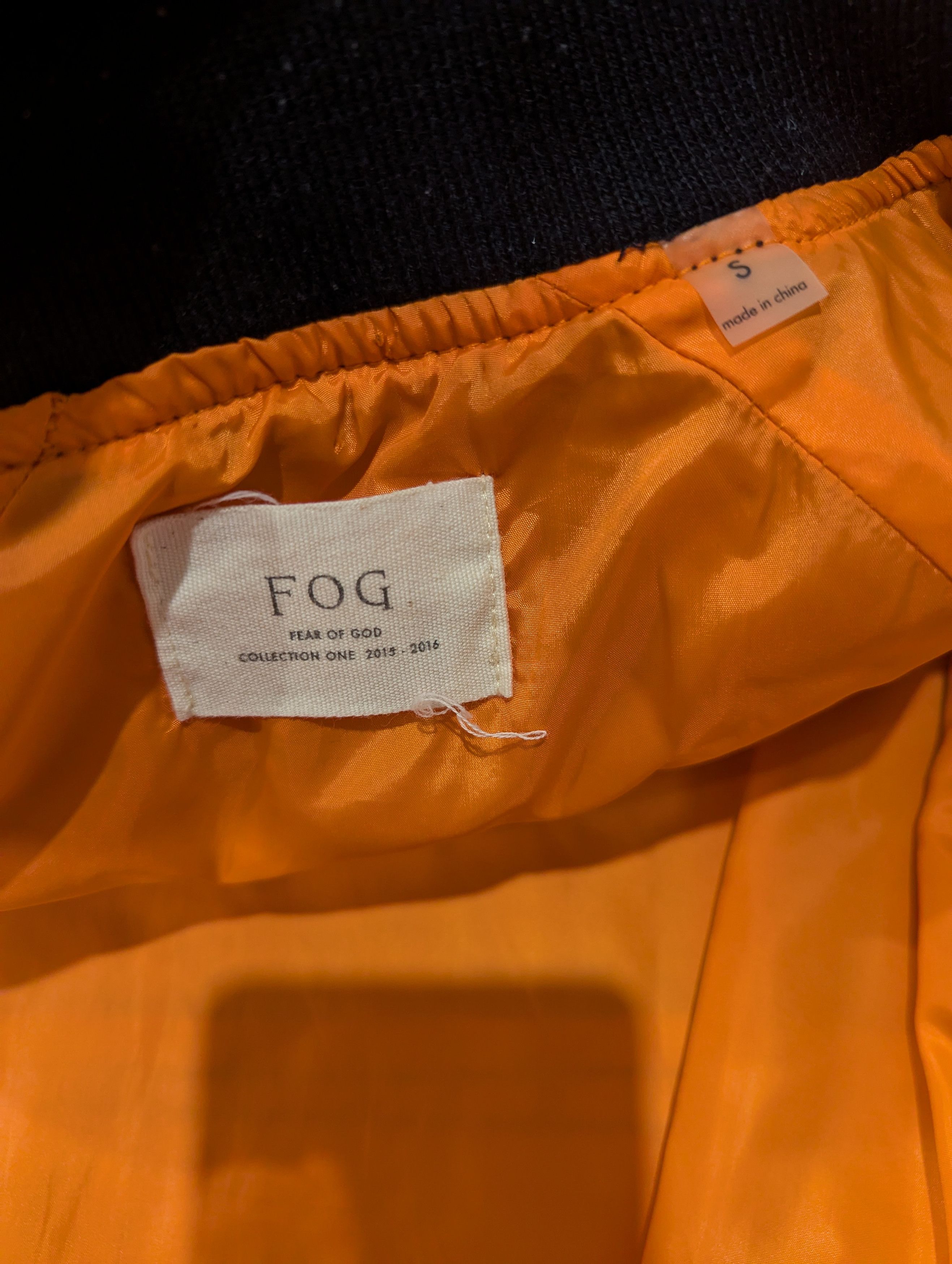 Fear of God FOG Collection 1 Bomber Jacket Size US S / EU 44-46 / 1 - 3 Thumbnail
