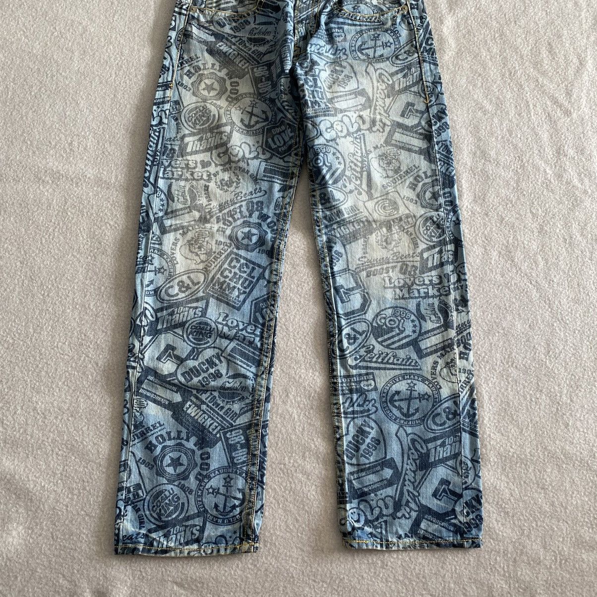 Japanese Brand × Vintage Co&Lu Fullprint Japanese Brand Jeans Size US 32 / EU 48 - 5 Thumbnail