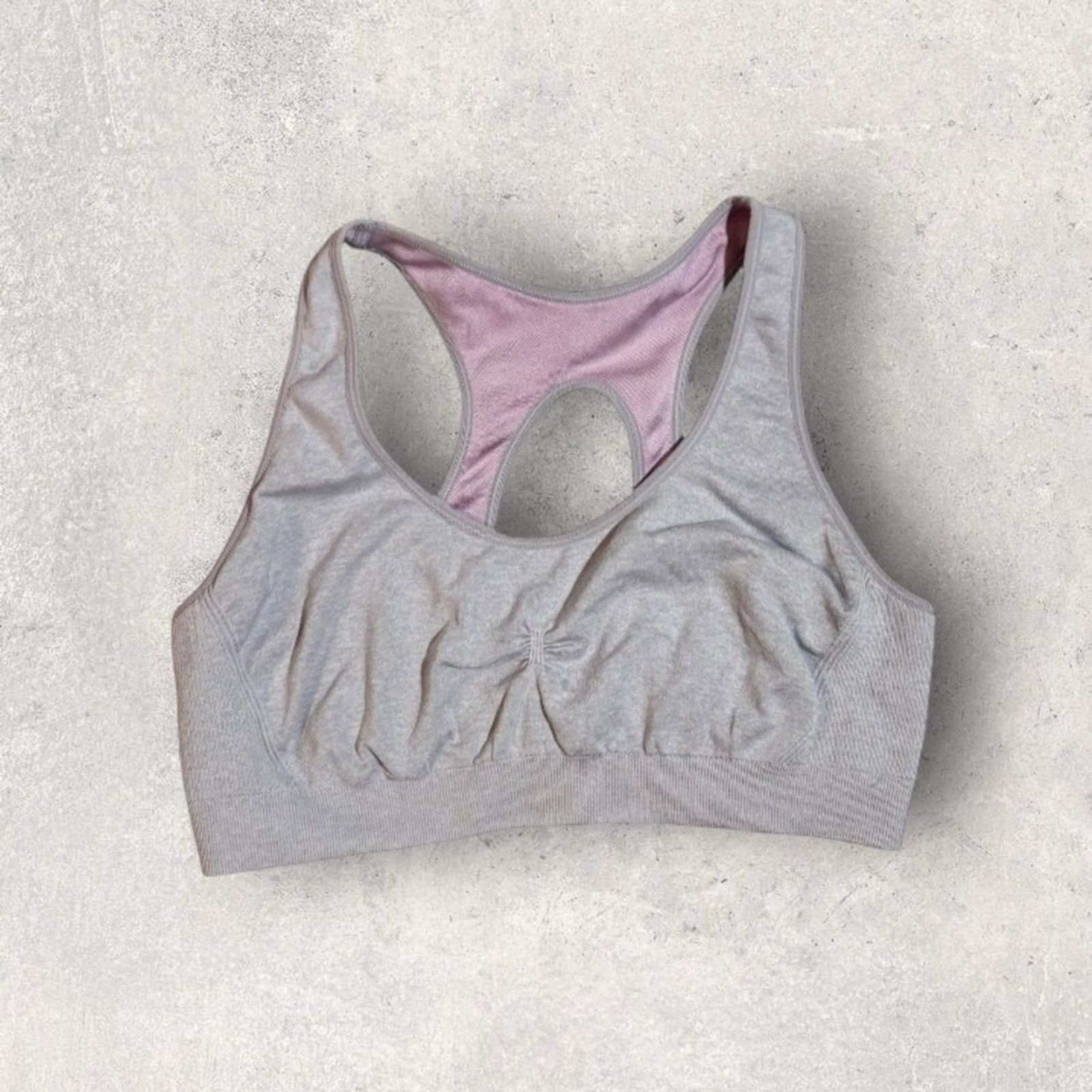 American Eagle Outfitters Gray Sports Bra Size ONE SIZE - 1 Thumbnail