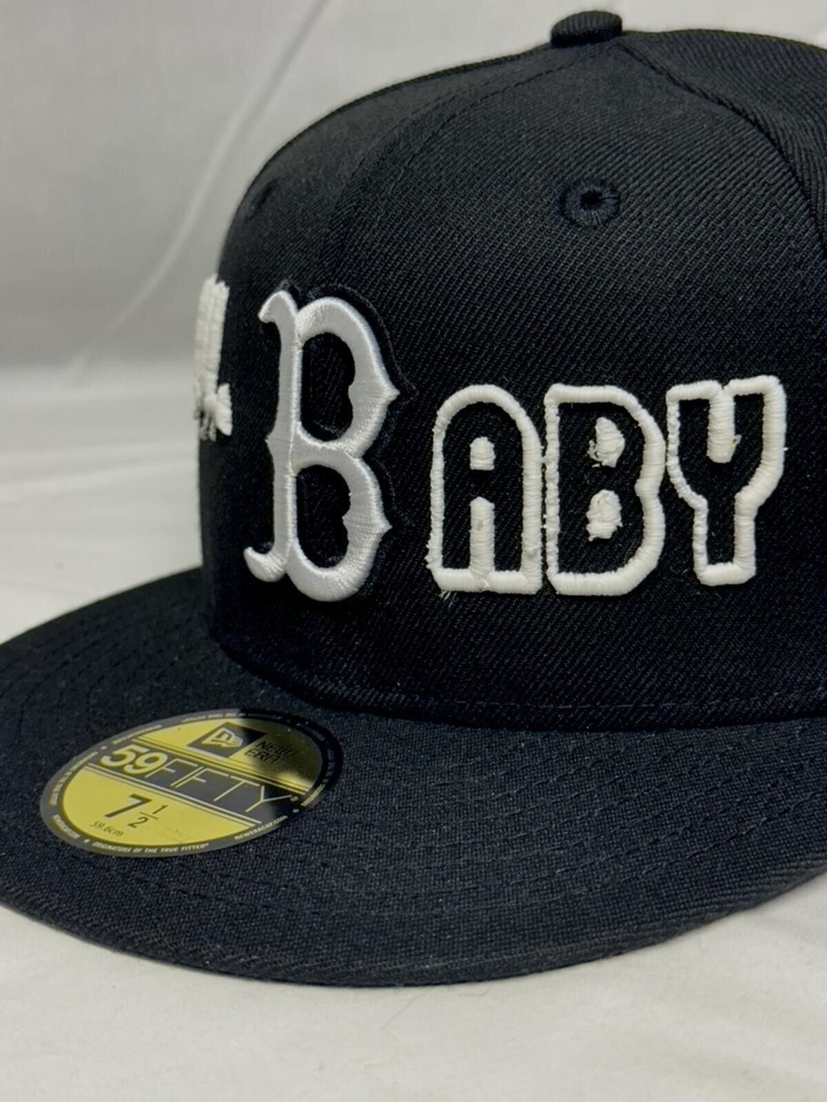 New Era New Era Boston Red Sox Lil Baby Custom Black 59FIFTY 7 1/2 Size ONE SIZE - 7 Thumbnail