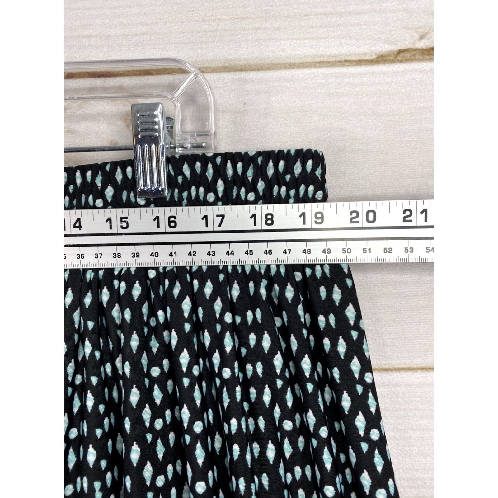 Vintage Vtg Anthony Richards Maxi Skirt 2X Black Blue Stripes Elastic Waist Jersey Skirt Womens 90s Vintage Theme 90s Size XXL / US 16-18 / IT 52-54 - 3 Thumbnail