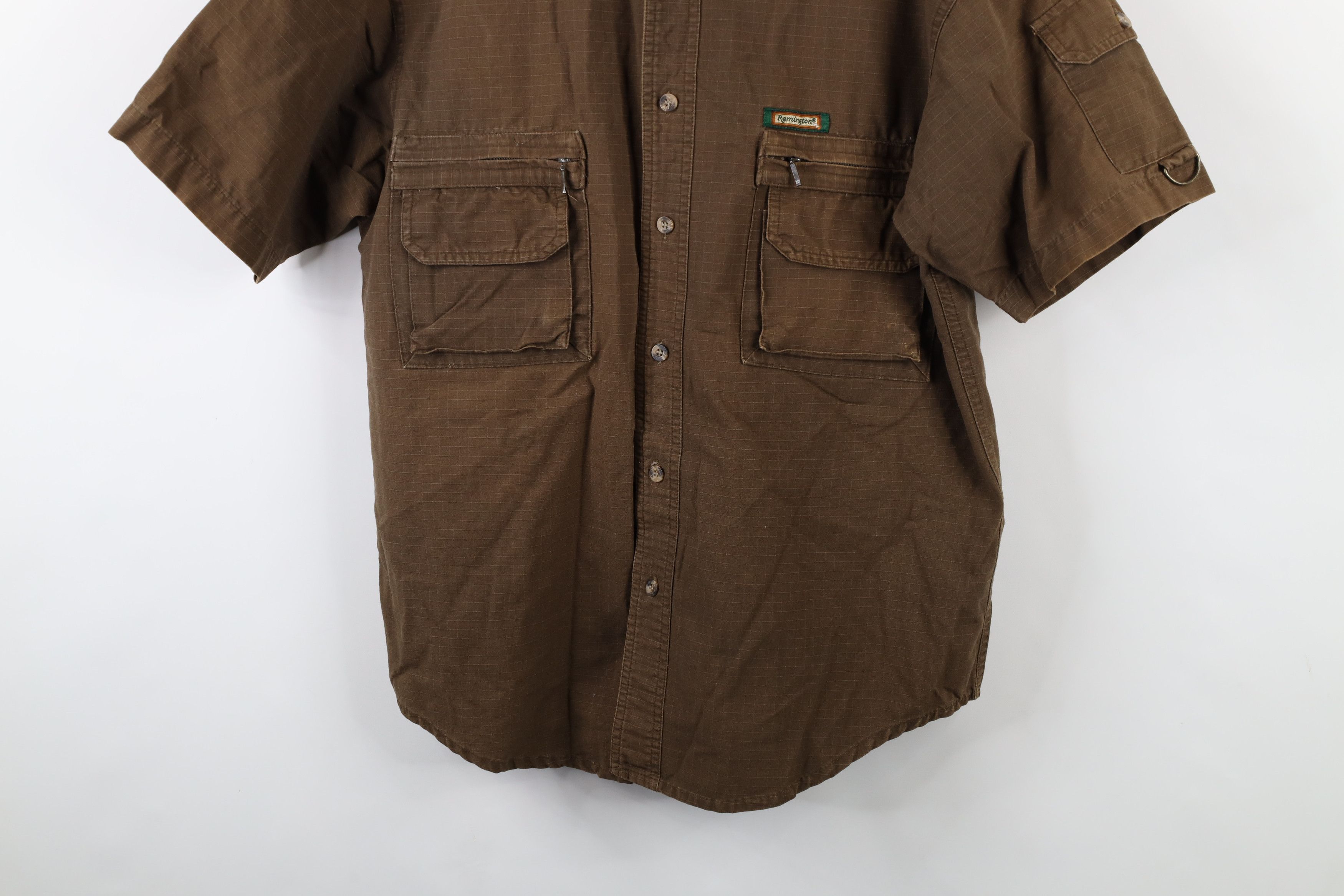 Vintage Vintage Remington Safari Bush Collared Button Down Shirt Size US XL / EU 56 / 4 - 3 Thumbnail