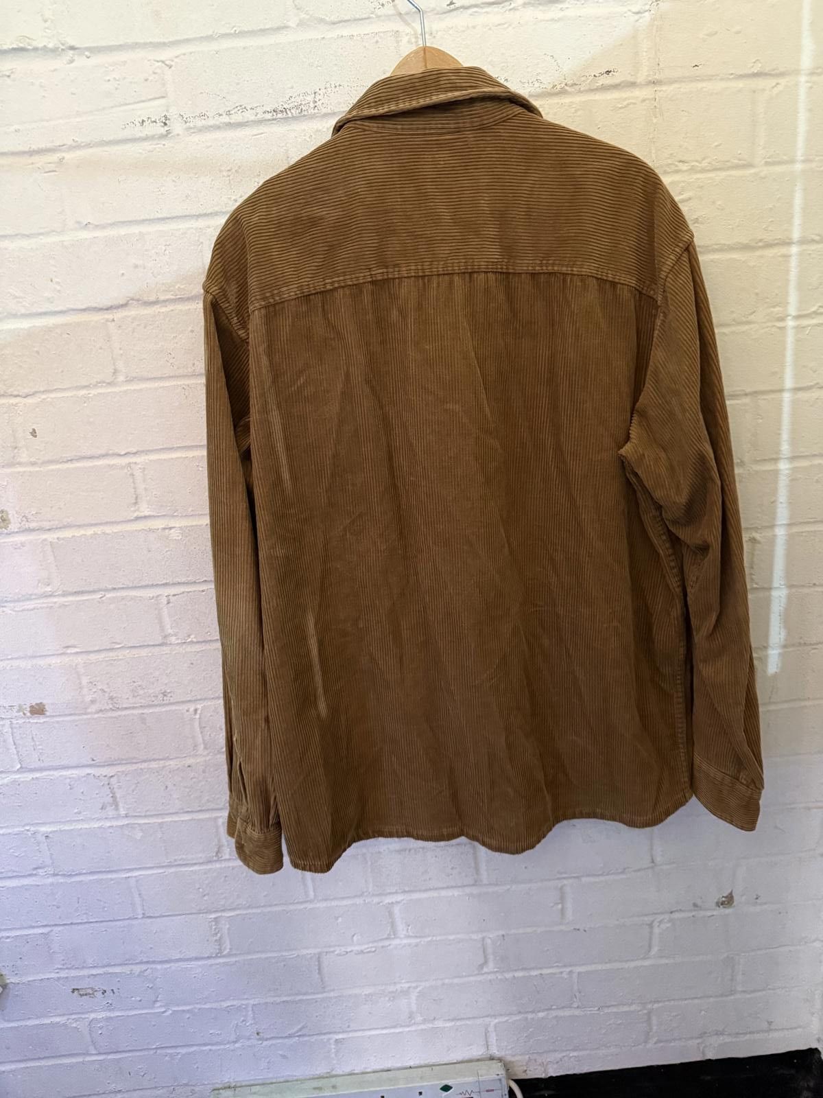 Uniqlo Men's Brown Corduroy Button-Up Jacket Size ONE SIZE - 4 Thumbnail