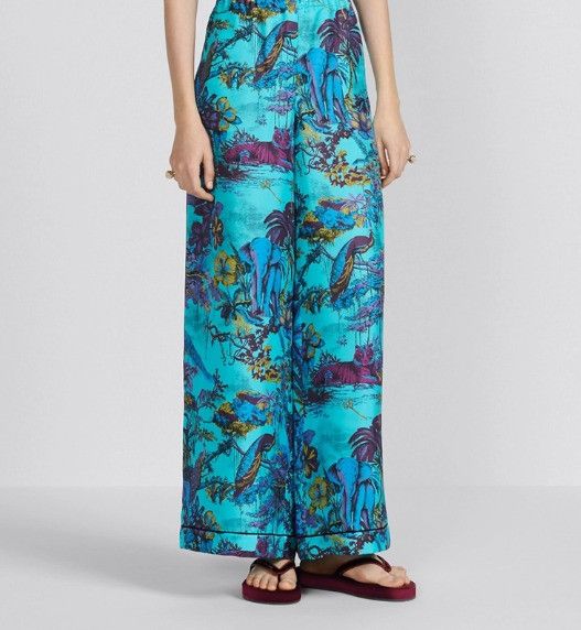 Dior o1w1db10824 Dior Chez Moi Pant in Multicolor Size 28" / US 6 / IT 42 - 7 Thumbnail