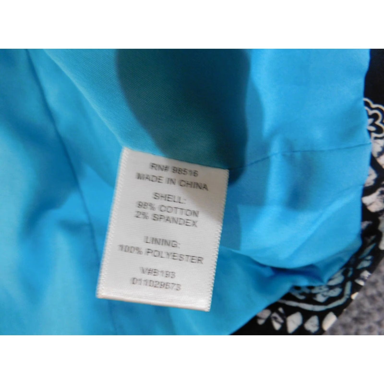 Coldwater Creek Coldwater Creek Blazer Jacket Geometric Black Womens 10 Stretch Button Mid-Length Long Sleeve Tweed Lining Polyester Vintage: No (drop if not allowed) Size L / US 10 / IT 46 - 7 Thumbnail