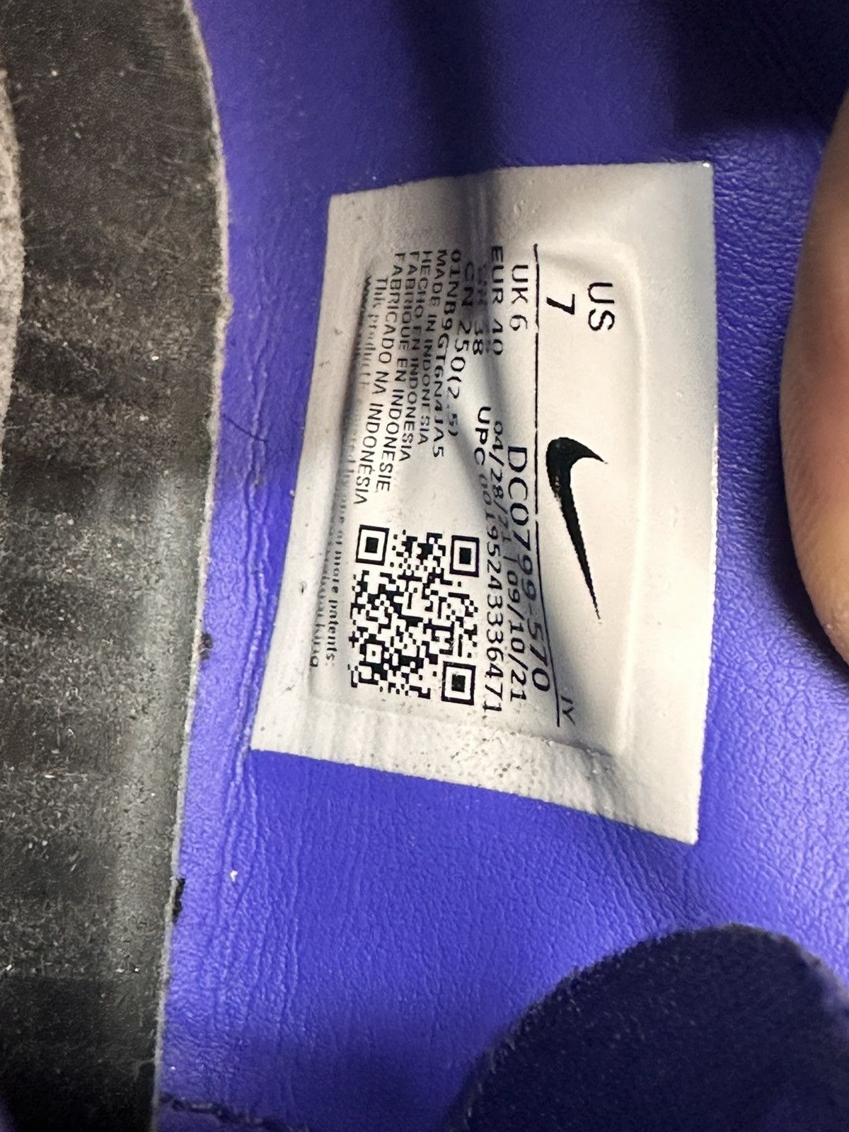 Nike Nike Phantom GT2 Pro purple soccer cleats rare hype Size US 7 / EU 40 - 11 Thumbnail