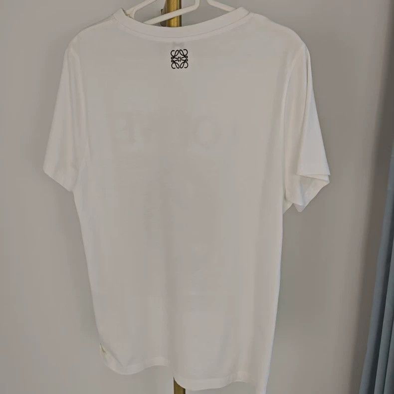 Loewe LOEWE White portrait print short sleeves Size S / US 4 / IT 40 - 6 Thumbnail
