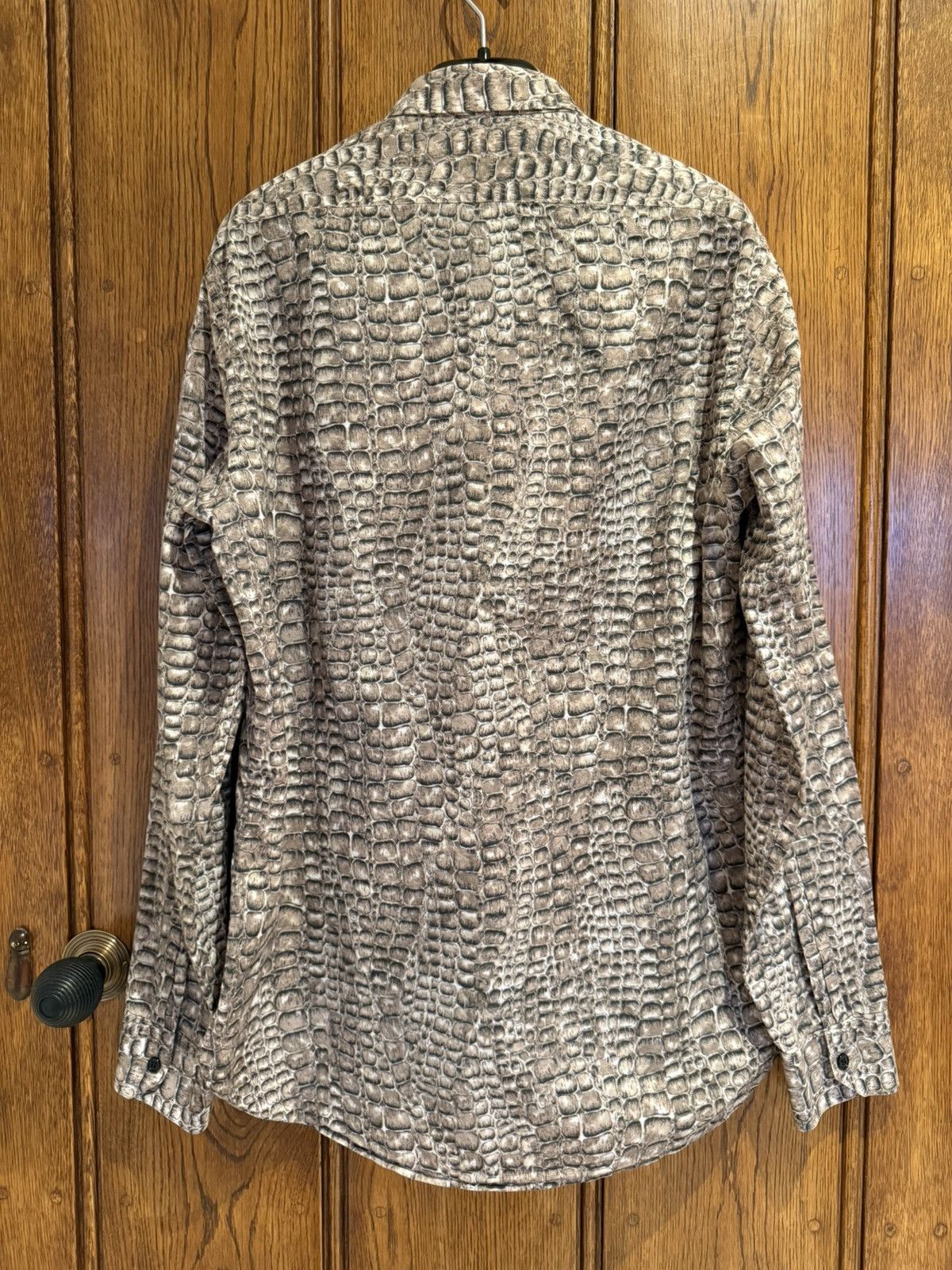 Saint Laurent Paris SS14 Saint Laurent crocodile shirt Hedi Slimane 40 Size US L / EU 52-54 / 3 - 18 Thumbnail