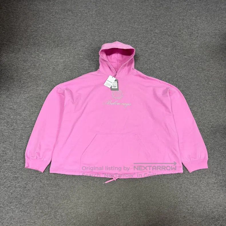 Balenciaga Balenciaga Embroidered Logo Hooded Jacket Size US S / EU 44-46 / 1 - 1 Thumbnail