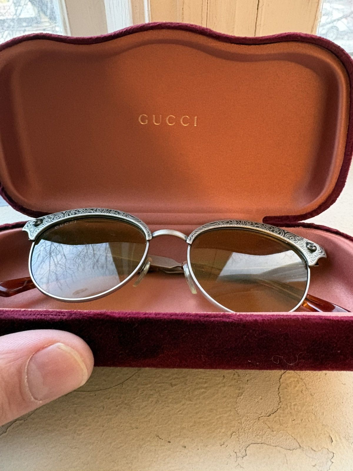 Gucci Gucci Shades Size ONE SIZE - 1 Thumbnail