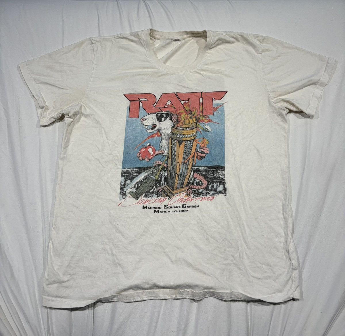 Vintage Vintage Ratt N Roll shirt Large Size US L / EU 52-54 / 3 - 1 Thumbnail