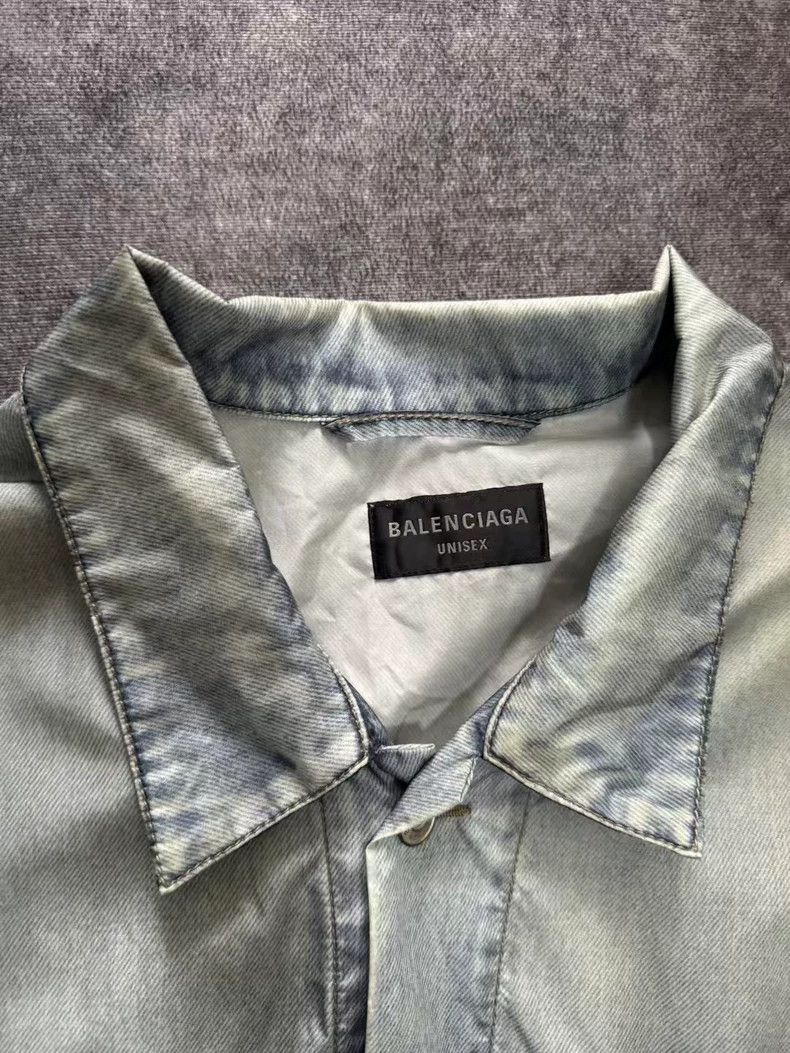Balenciaga Balenciaga Digital denim jacket Size US XL / EU 56 / 4 - 3 Thumbnail