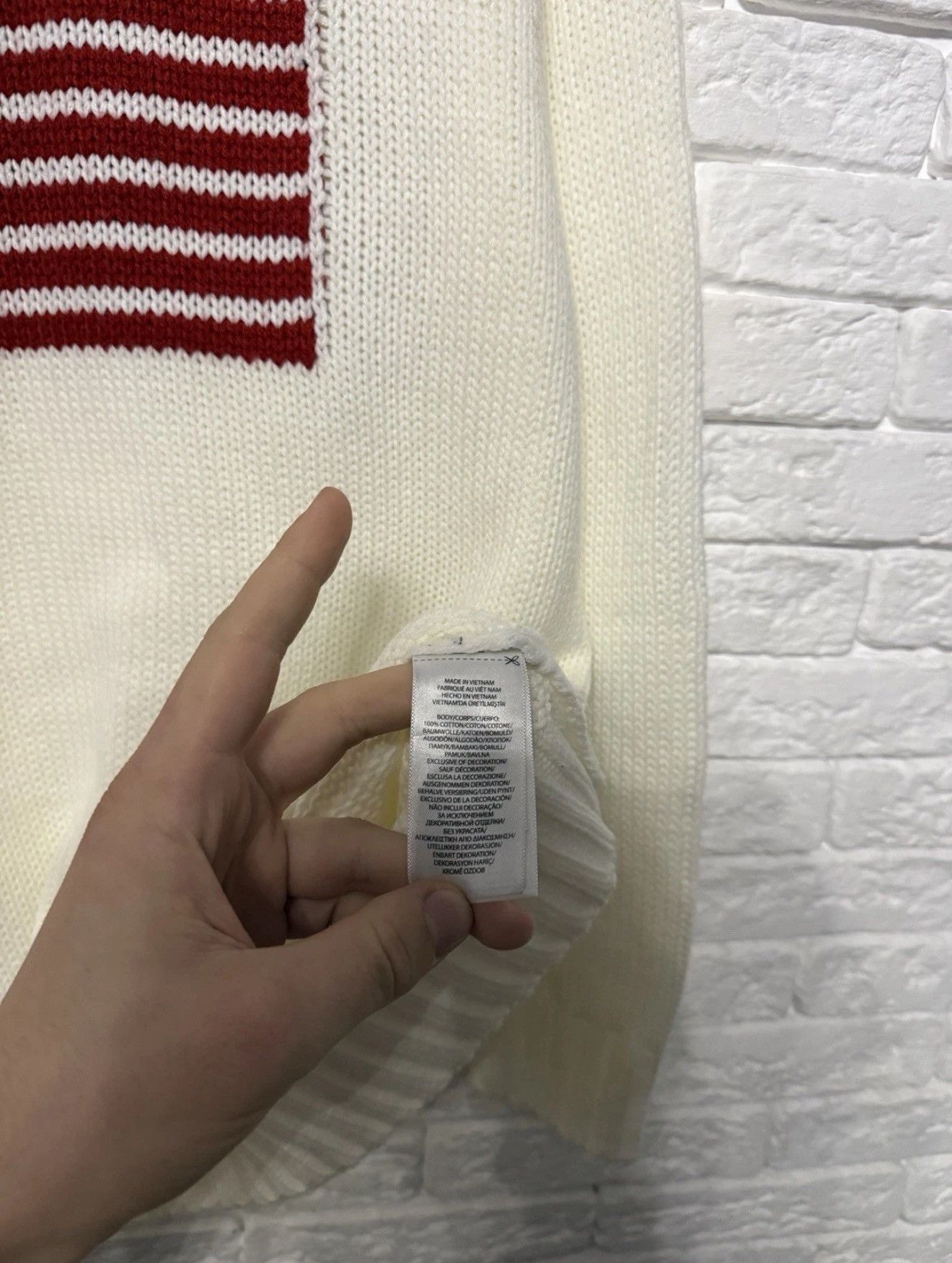 Polo Ralph Lauren Rare Polo Ralph Lauren American Flag Knit Sweater Man`s Sz S Size US S / EU 44-46 / 1 - 4 Thumbnail