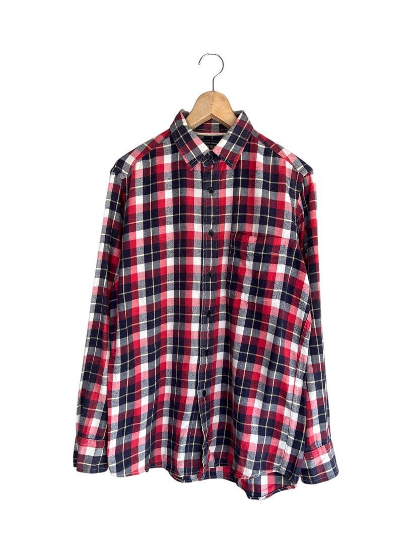 Japanese Brand Japanese Brand Uniqlo Checked Plaid Tartan Button Up Shirt Size US M / EU 48-50 / 2 - 1 Thumbnail