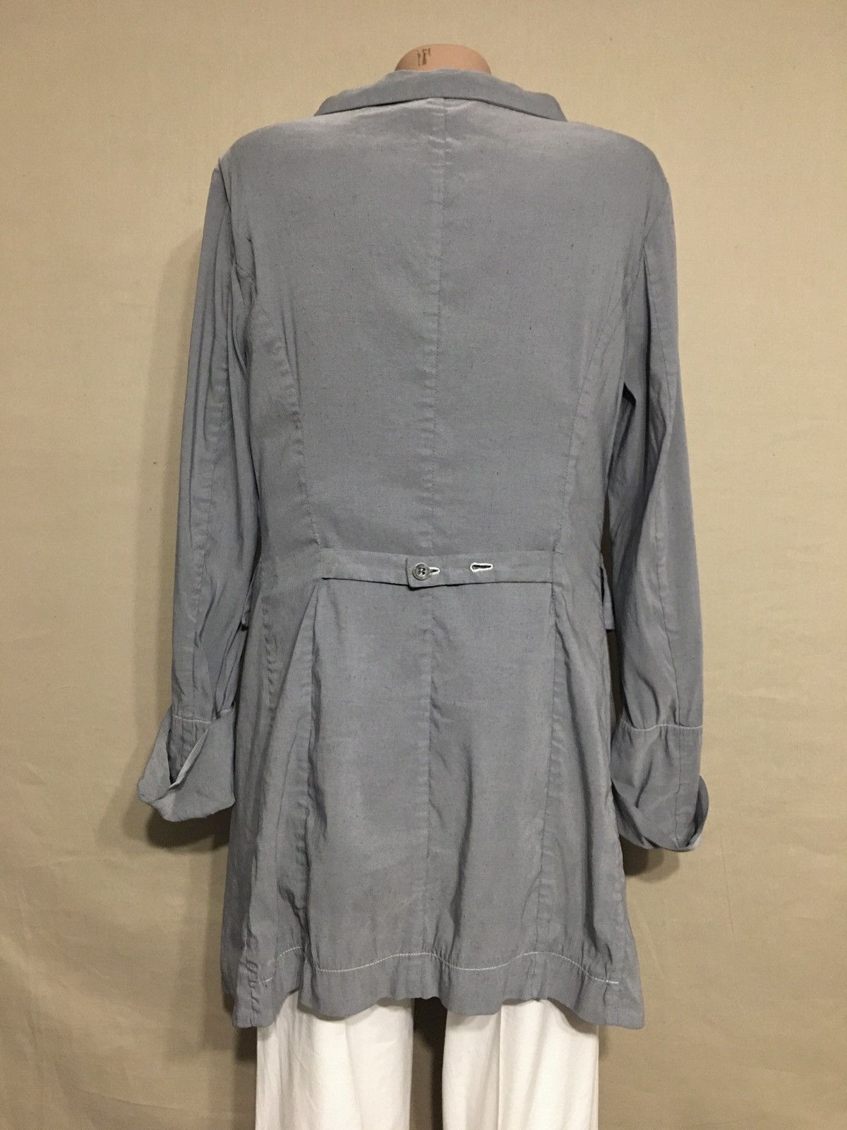 Annette Gortz Annette Gortz Linen Grey Coat Jacket Size EU 34 Size S / US 4 / IT 40 - 5 Thumbnail