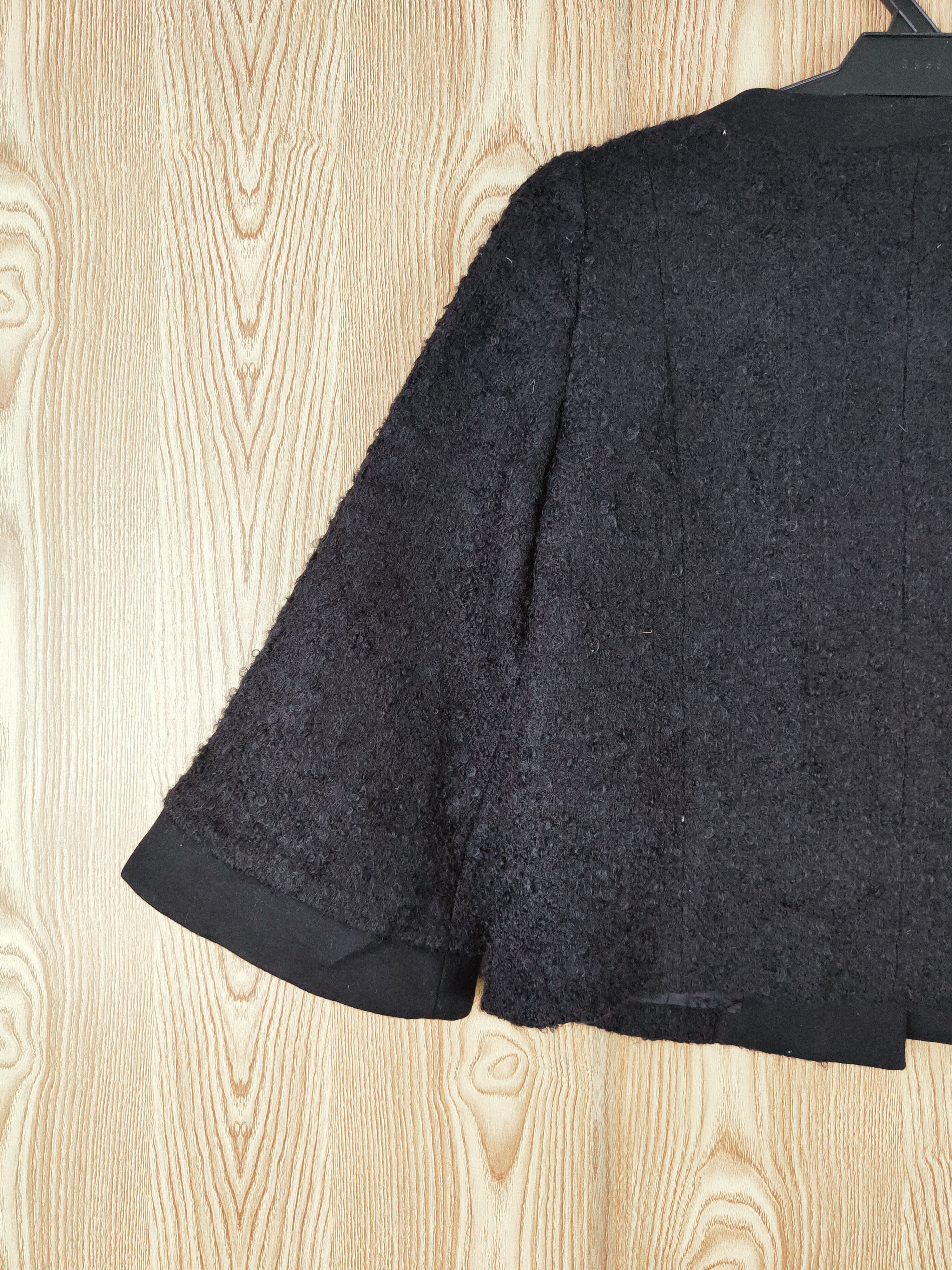 Japanese Brand × Vintage Avant-garde design 💥 Proportion Black Wool Jackets Size S / US 4 / IT 40 - 8 Thumbnail
