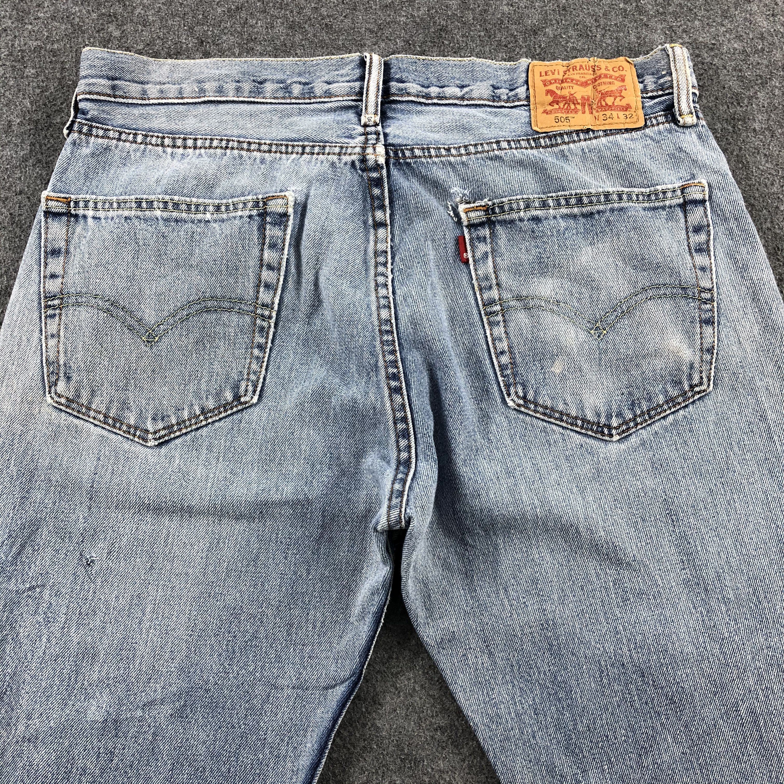 Levi's × Vintage Vintage Blue Wash Levis 505 Jeans-JM1832 Size US 35 - 5 Thumbnail