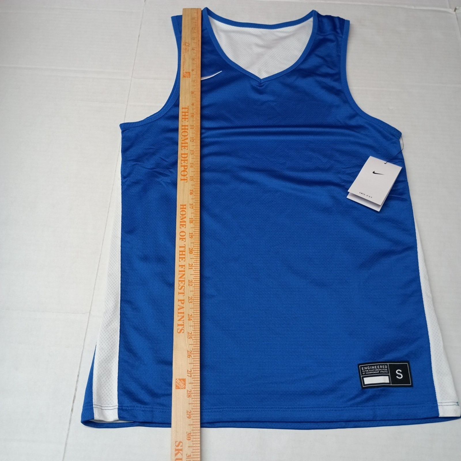Nike Nike Engineered Reversible Basketball Jersey Men's S Blue Size US S / EU 44-46 / 1 - 4 Thumbnail