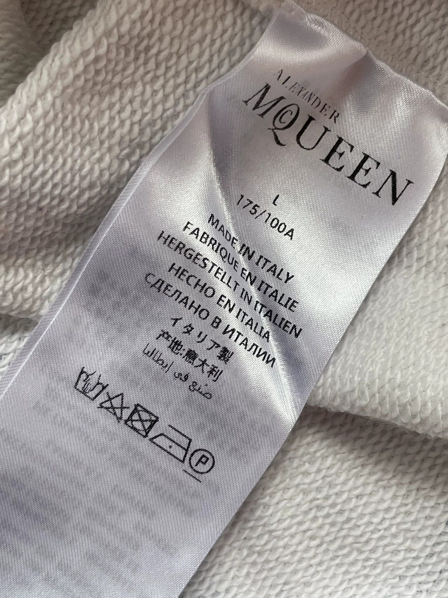 Alexander McQueen AMQ 16ss Plant Manuscript Hoodie L Small Unf Embro Size US L / EU 52-54 / 3 - 8 Thumbnail