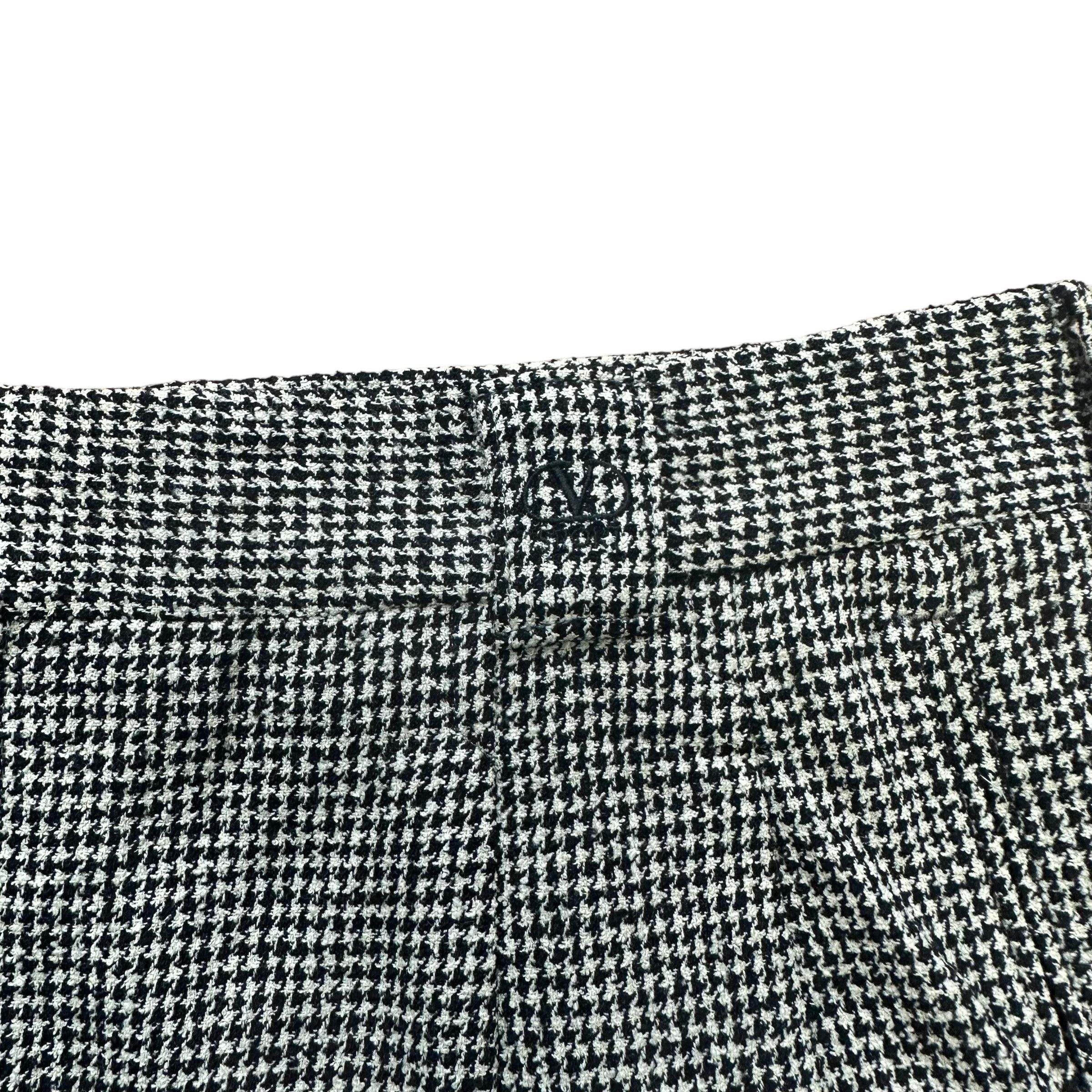 Valentino VALENTINO SPORT HOUNDSTOOTH WOOL TROUSERS #7894-188 Size US 36 / EU 52 - 4 Thumbnail