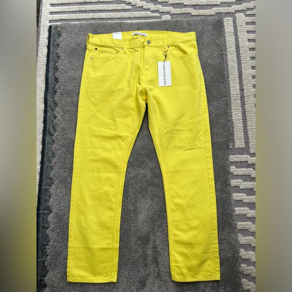 Designer Calvin Klein jeans modern classics slim pants Size 32" / US 10 / IT 46 - 1 Thumbnail