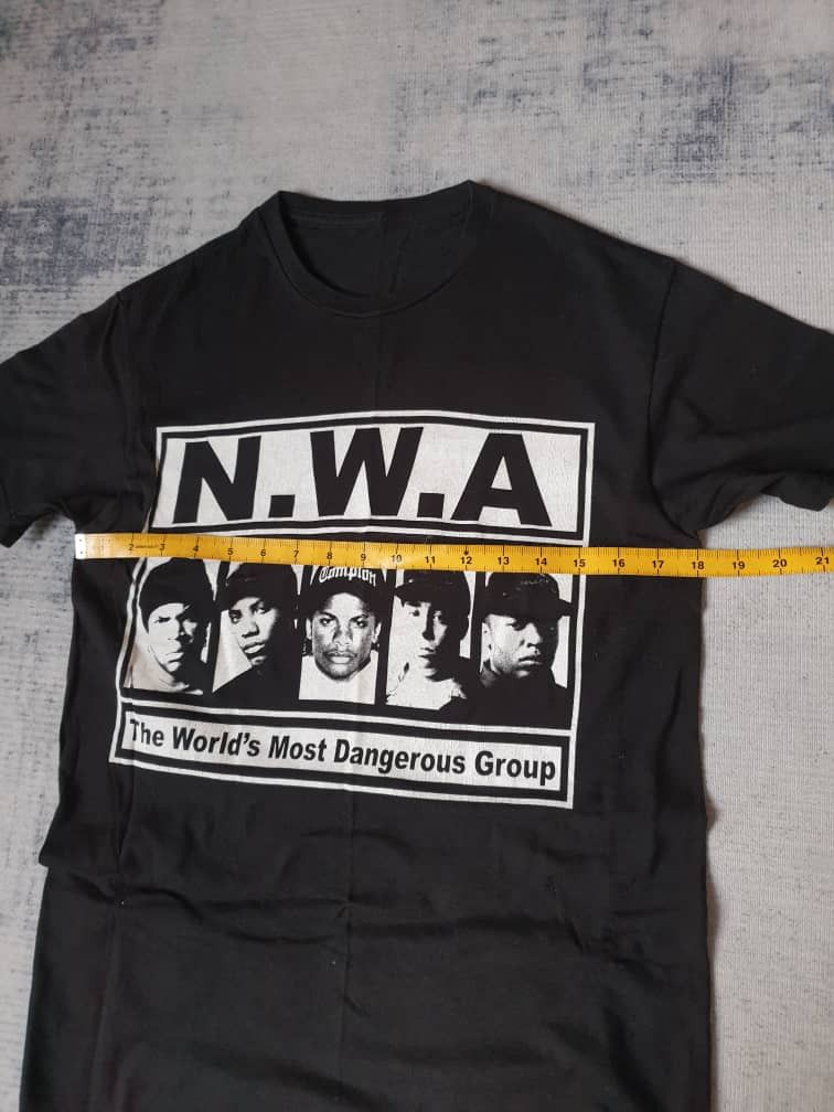 Japanese Brand Nwa Rappers black colour shirt Size US S / EU 44-46 / 1 - 9 Thumbnail