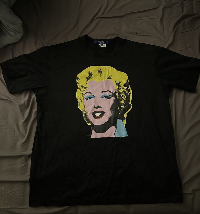 Junya Watanabe Junya Watanabe Man Andy Warhol Marilyn Print Tee