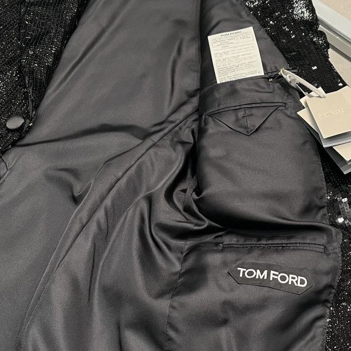 Tom Ford Tom Ford Sequin Embellished Blazer Size US L / EU 52-54 / 3 - 6 Thumbnail