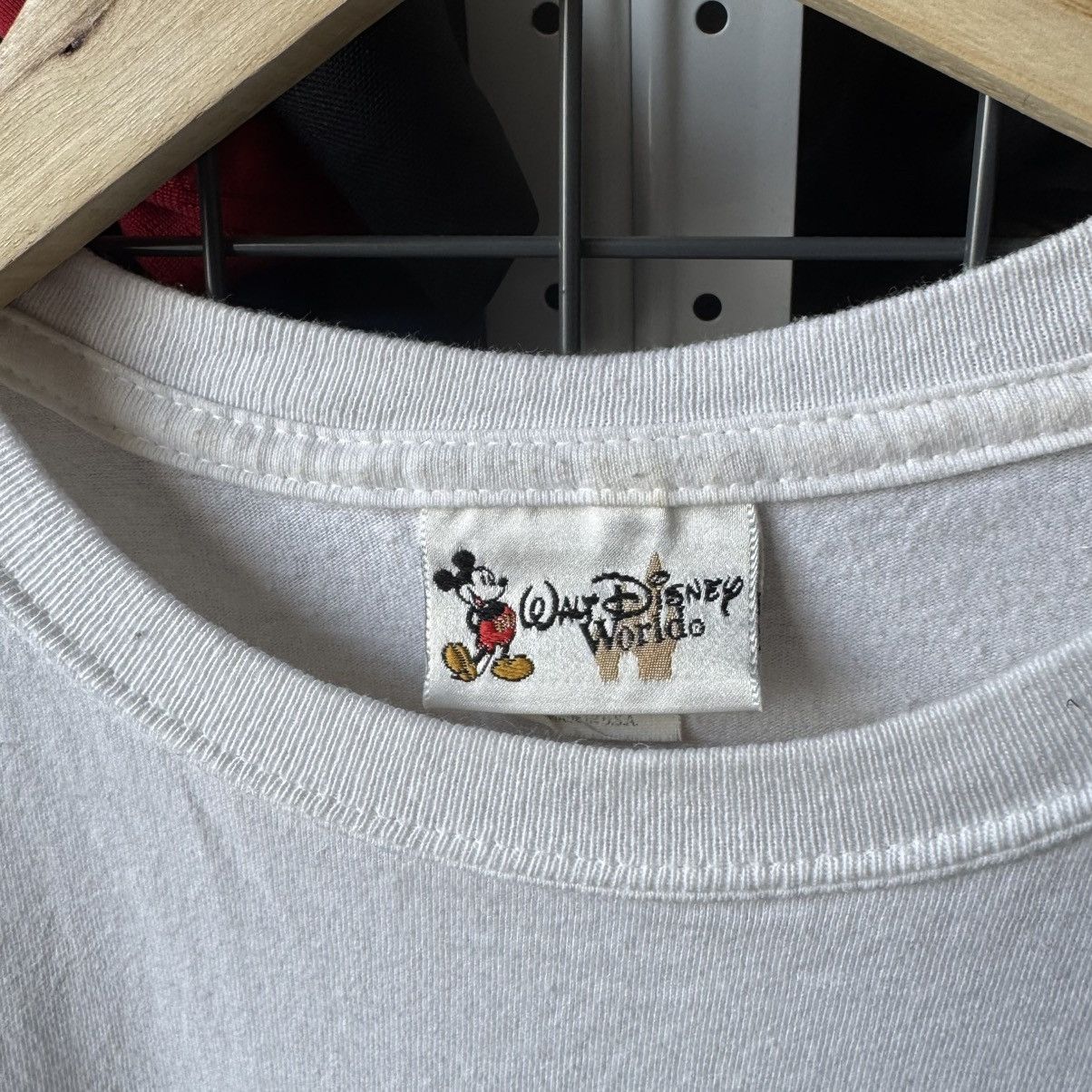 Disney × Mickey Mouse × Vintage Vintage 90s Disney Peace, Love, Mickey Mouse T-shirt Size US L / EU 52-54 / 3 - 3 Thumbnail