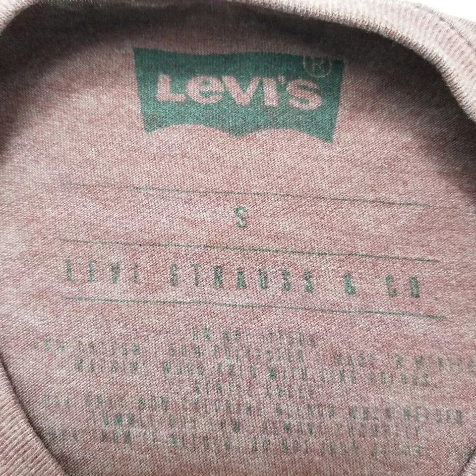Levi's Levis Shirt Mens Small Red Long Sleeve Arm Print Size US S / EU 44-46 / 1 - 4 Thumbnail