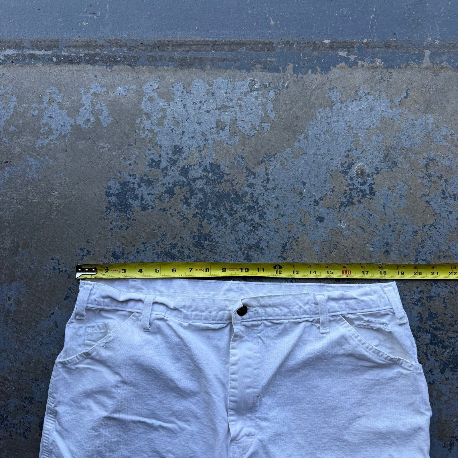 Dickies Vintage Dickies White Painter Carpenter Shorts Size US 38 / EU 54 - 5 Thumbnail
