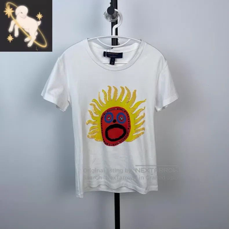 Louis Vuitton Louis Vuitton Kusama Sun Badge White T-Shirt Size US M / EU 48-50 / 2 - 1 Thumbnail