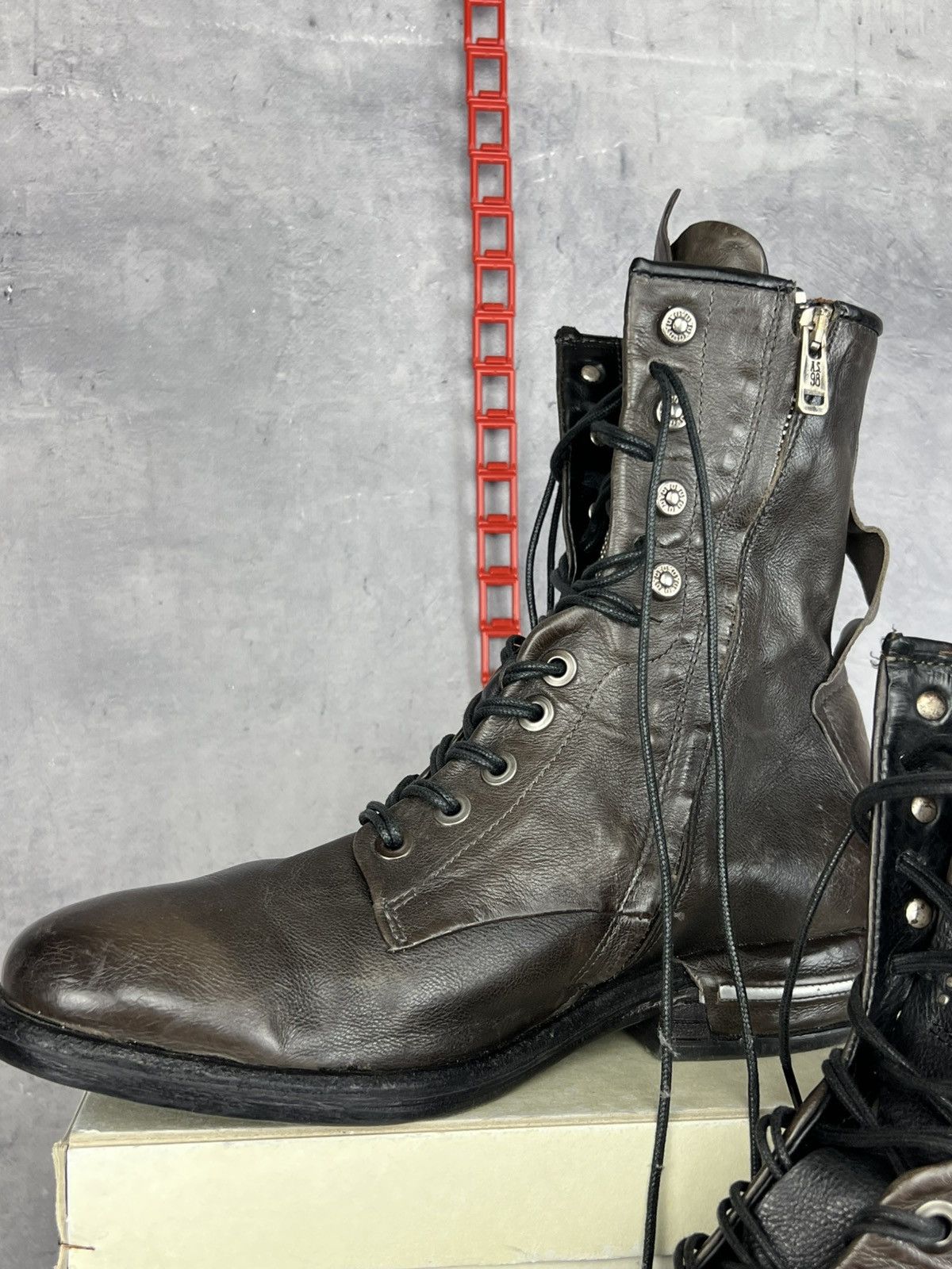 A.S.98 A.S 98 Airstep Brown Leather Boots Size EU41 Size US 11 / IT 41 - 9 Thumbnail