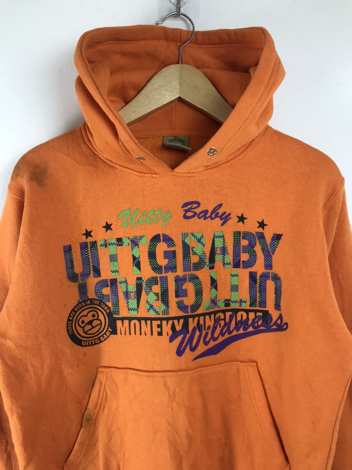 Japanese Brand × Vintage Japanese Vintage UITTG Baby Monkey Kingdom Wildness Hoodie Size US M / EU 48-50 / 2 - 2 Thumbnail