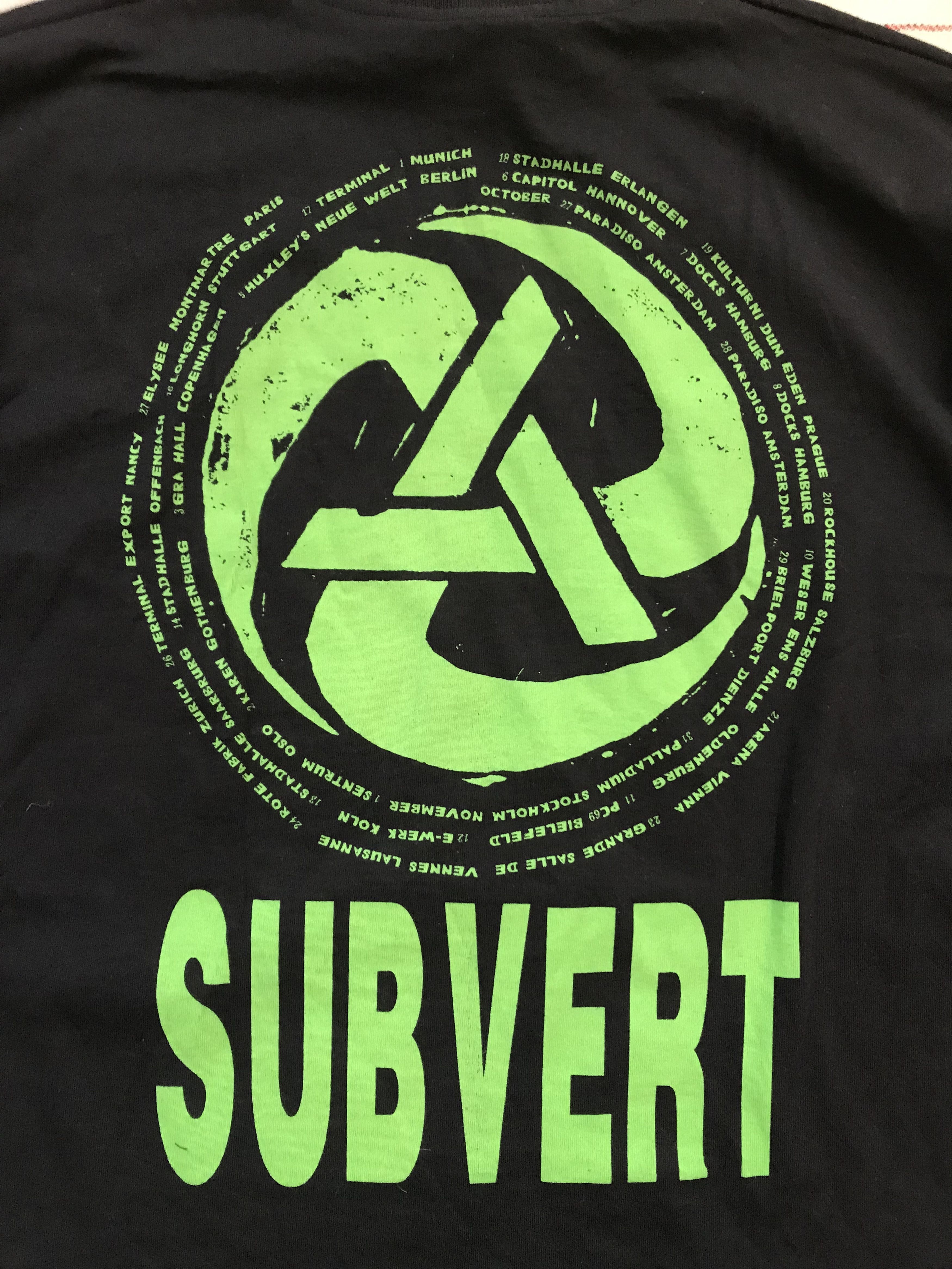 Band Tees × Vintage 90s Vintage The Levellers Subvert 1993 Tour Longsleeve Size US XL / EU 56 / 4 - 5 Thumbnail