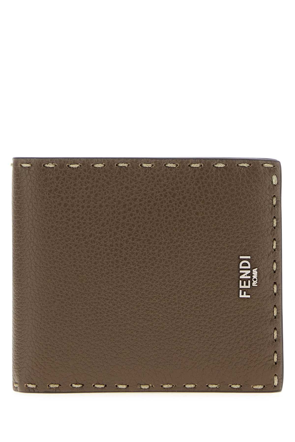 Fendi Mud Leather Wallet Size ONE SIZE - 1 Thumbnail