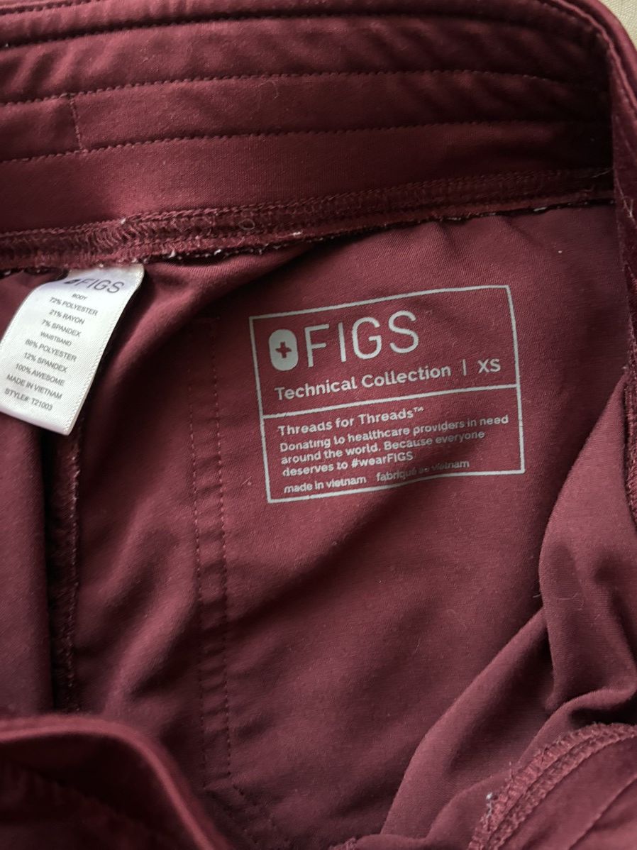 Other Figs straight leg scrubs Size 25" / US 0 / IT 36 - 3 Thumbnail