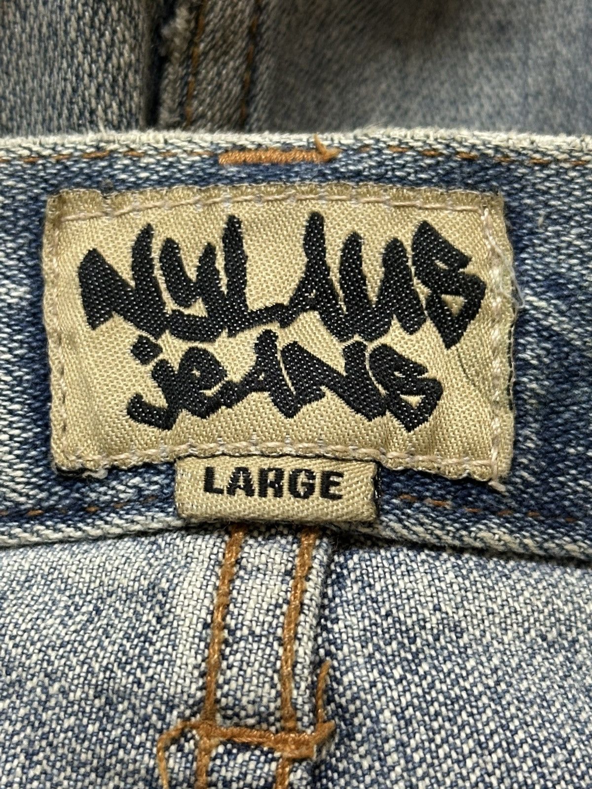 Japanese Brand Vintage Japanese Nylaus Faded Distressed Baggy Jeans Size US 32 / EU 48 - 9 Thumbnail