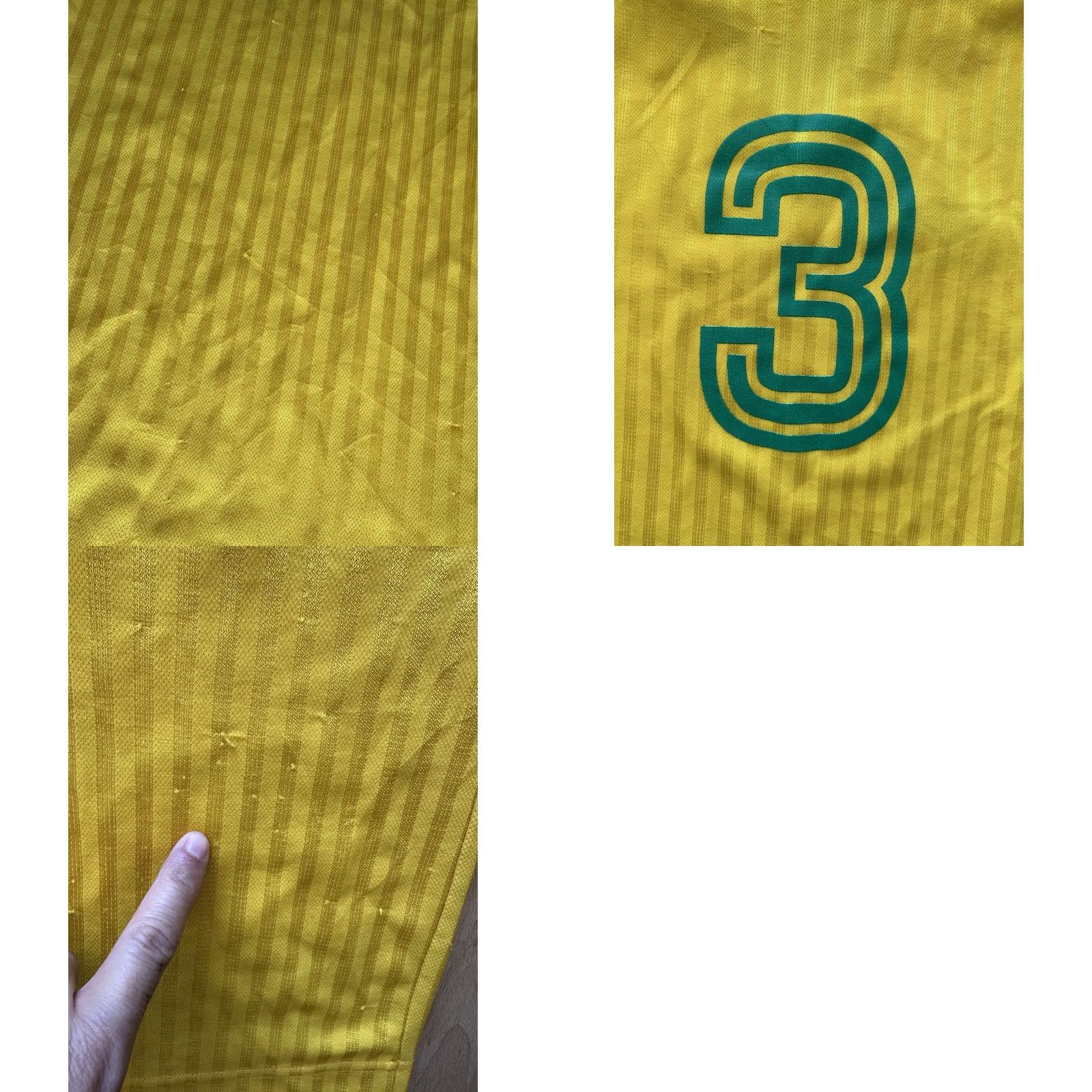 Adidas VTG 80s Adidas Trefoil Soccer Jersey Mens L Yellow Shirt Football Shirt Size US L / EU 52-54 / 3 - 8 Thumbnail